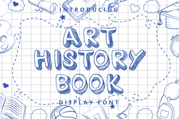 Art History Book: A Display Font with Vintage Soul