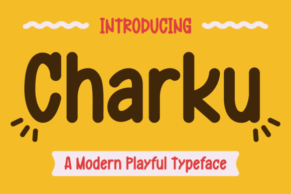 Charku: A Modern Typeface for Playful Branding