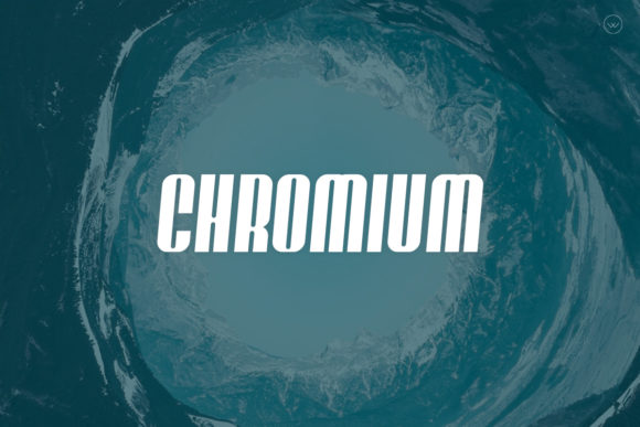 Chromium: A Modern Display Font for Bold Visuals