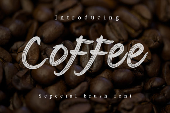 Coffee: The Brushed Display Font That Adds Instant Cool