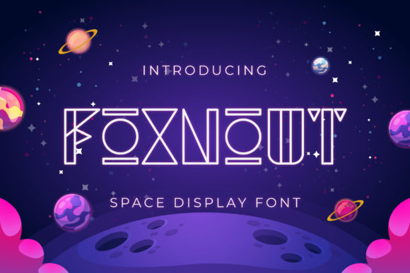 Foxnout: The Display Font with a Sharp, Futuristic Edge