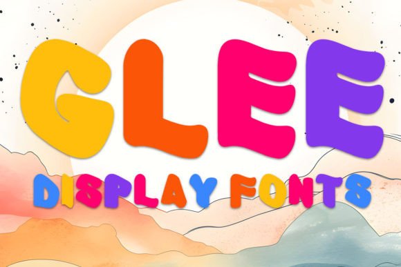 Glee: The All-Caps Display Font That Radiates Playful Charm