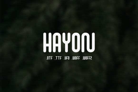 Hayon: The Display Font with a Designer's Soul
