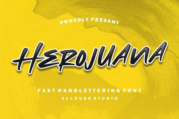 Herojuana: A Bold Display Font for Modern Brands