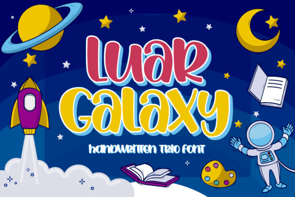 Luar Galaxy: A Display Font for Bold Visual Statements