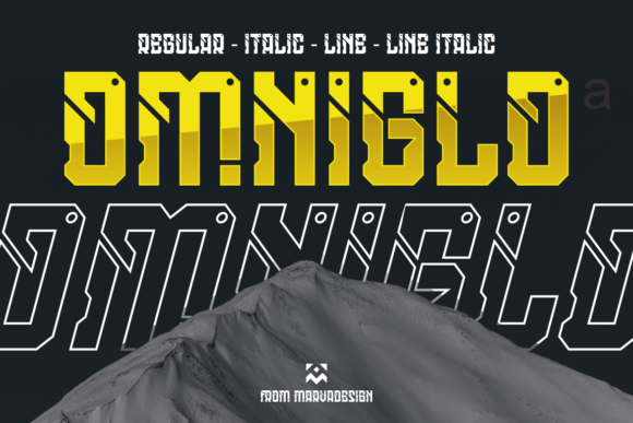 Omniglo: A Futuristic Display Font for Modern Designs