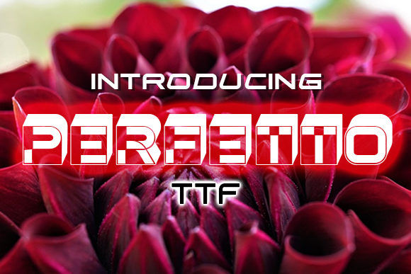 Perfetto: Elevate Your Brand with This Striking 3D Display Font