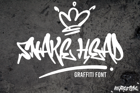 Snake Head: The Cool Display Font for Unforgettable Designs
