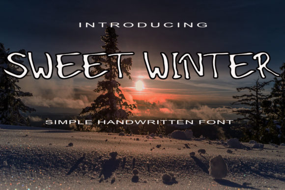 Sweet Winter: A Cool and Fun Display Font for Creative Projects