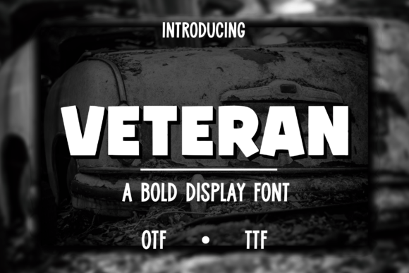 Veteran: Command Attention with a Bold Display Typeface